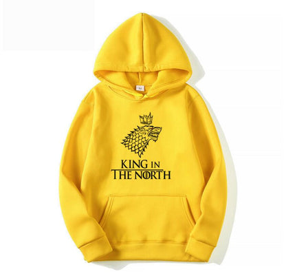 Sweat à capuche unisexe style Hip Hop – Motif loup streetwear