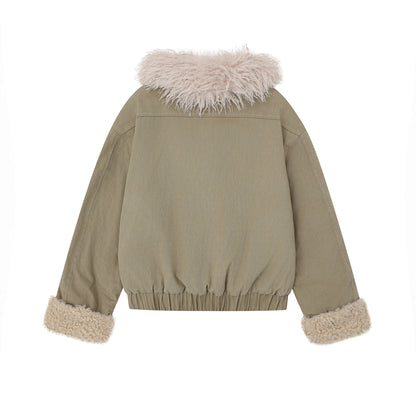 Women's Lamb Plush Hoodie