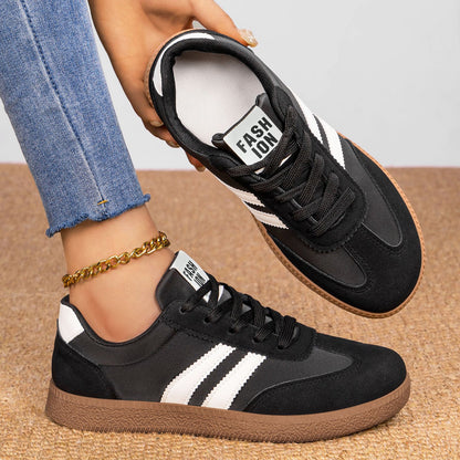 Chaussures Casual Femme – Semelle Souple Légère, Lacets, 5 Coloris
