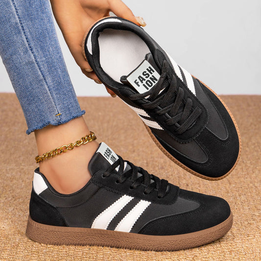 Chaussures Casual Femme – Semelle Souple Légère, Lacets, 5 Coloris