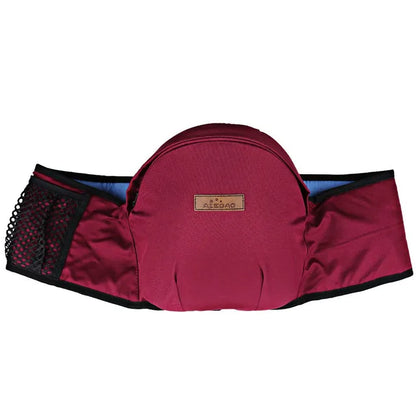 Porte-Bébé Ergonomique avec Siège de Hanche - Ceinture Lombaire 3-18 Mois