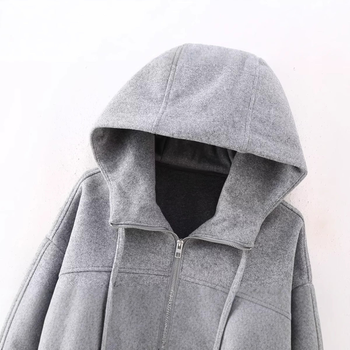 Veste Sweat Zippée à Capuche Femme – Style Européen