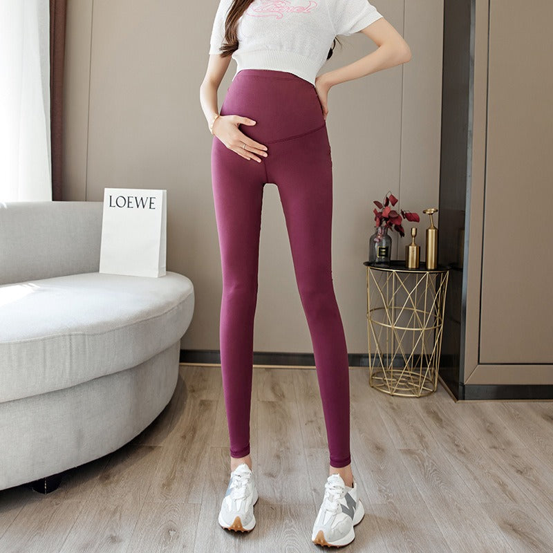 Legging de grossesse taille haute – Maintien abdominal, effet gainant & confort maternité