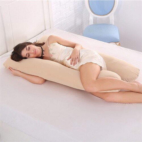 Oreiller de grossesse en U – Coussin intégral pour femmes enceintes, soutien latéral et confort maternité