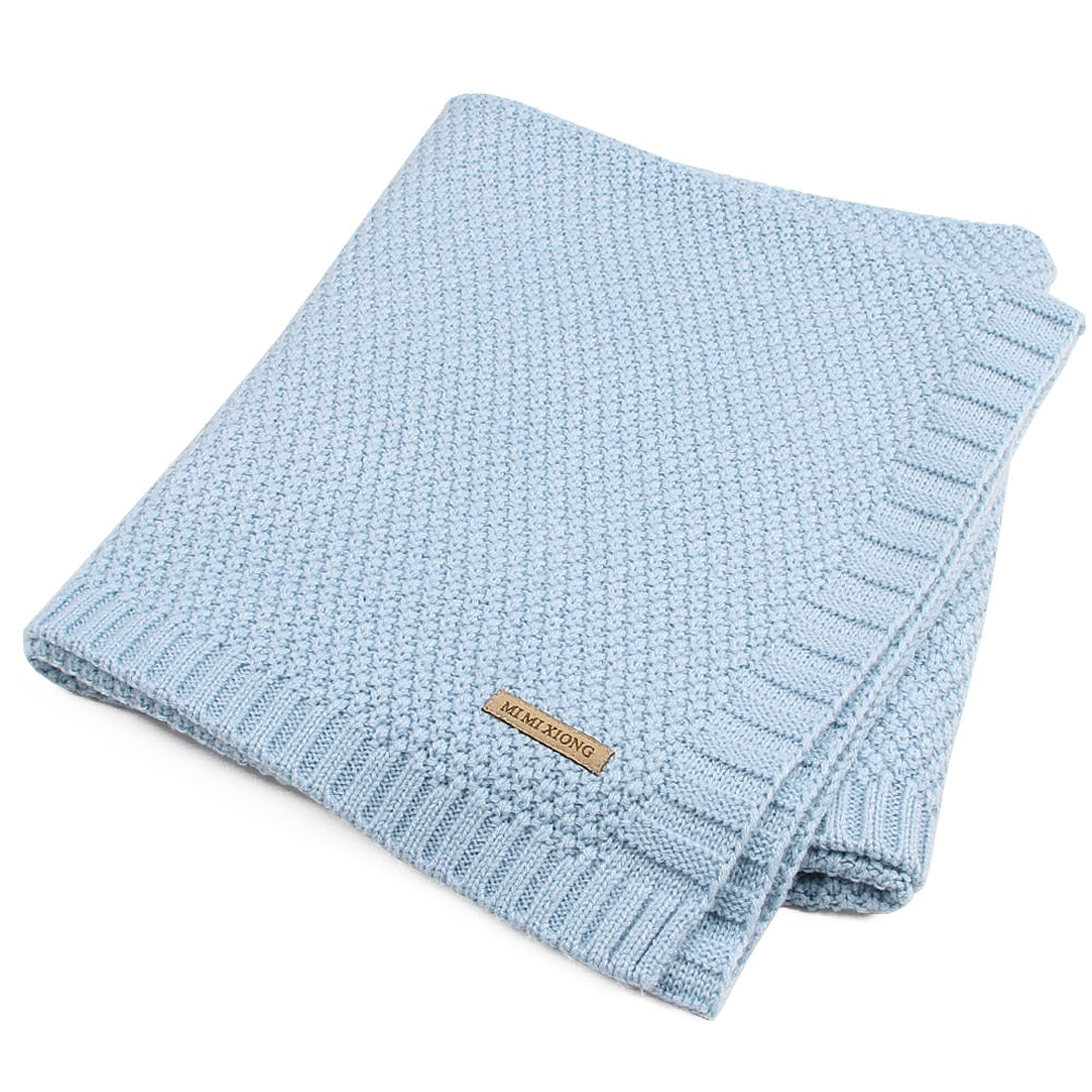 Couverture bébé tricotée