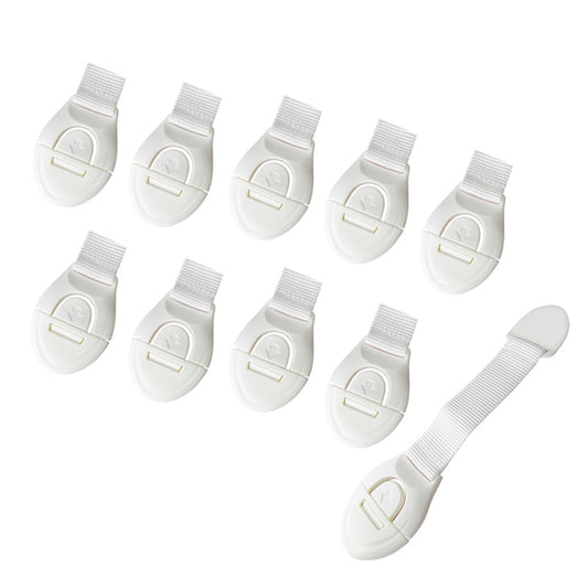 Lot de 10 Verrous de Sécurité Enfant - Bloque-Portes & Placards Bébé