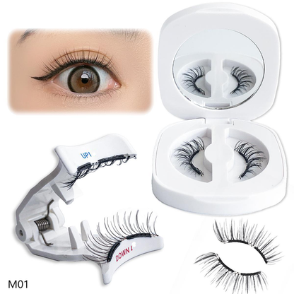 Faux Cils Magnétiques Sans Colle – Simulation Naturelle, Volume & Courbe Parfaite
