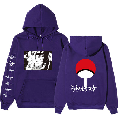 Sweat à capuche Naruto – Uchiha Sasuke | Unisexe Casual