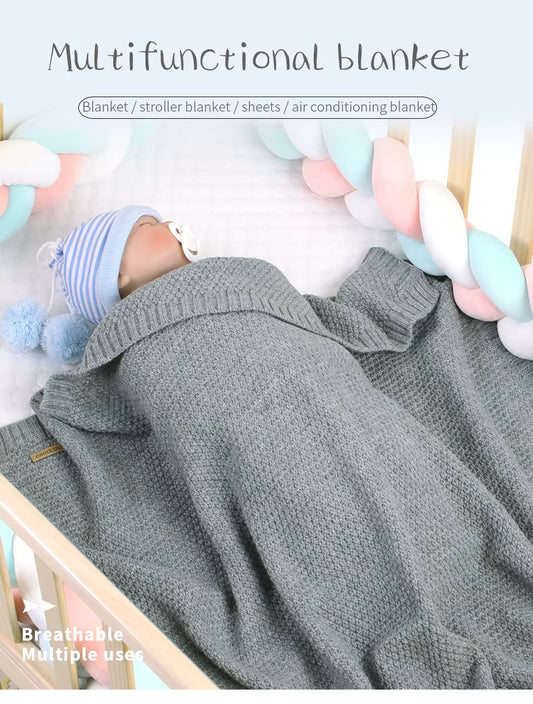 Couverture bébé tricotée