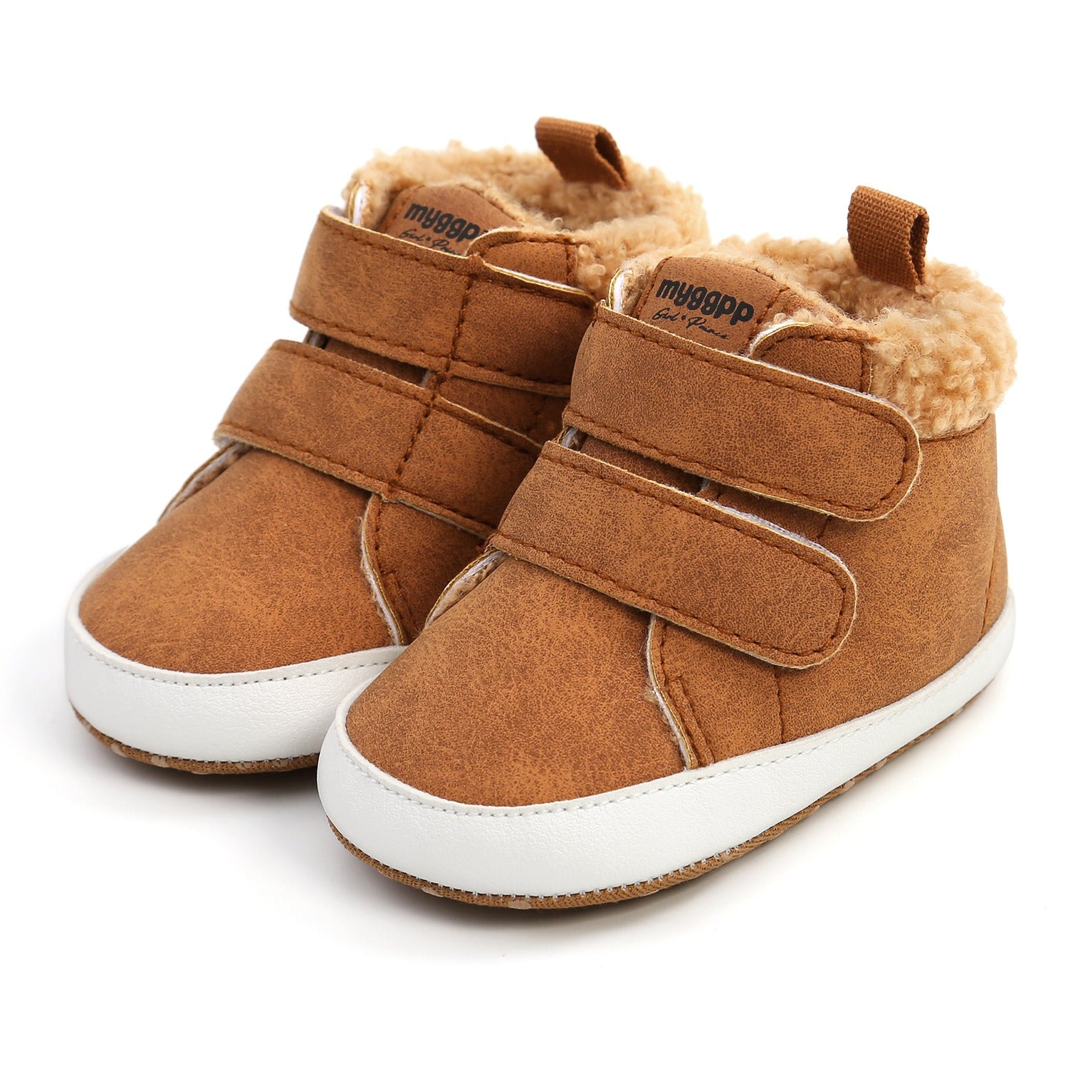 Chaussures montantes pour bébé, automne-hiver,