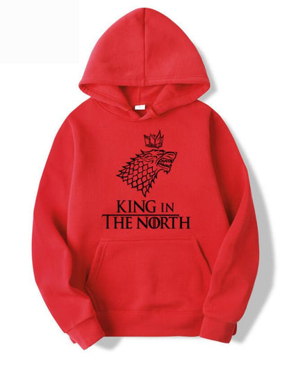 Sweat à capuche unisexe style Hip Hop – Motif loup streetwear