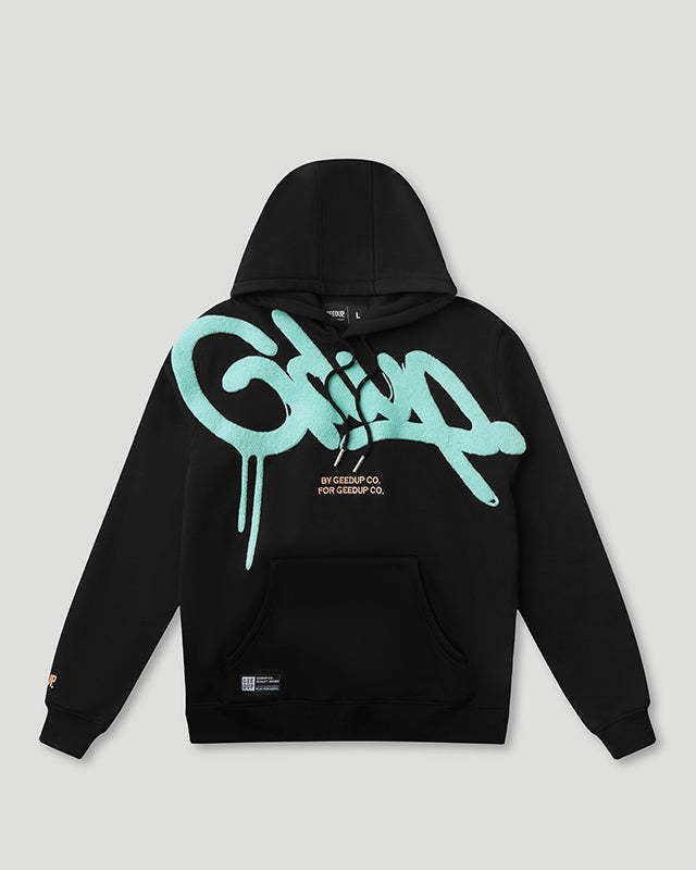 Hoodie Hip Hop Streetwear à Broderie — Coupe Oversize Unisexe