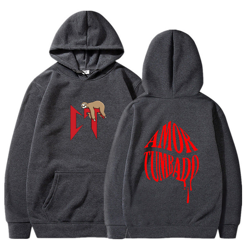 Sweat à capuche unisexe manches longues – Style sport & casual