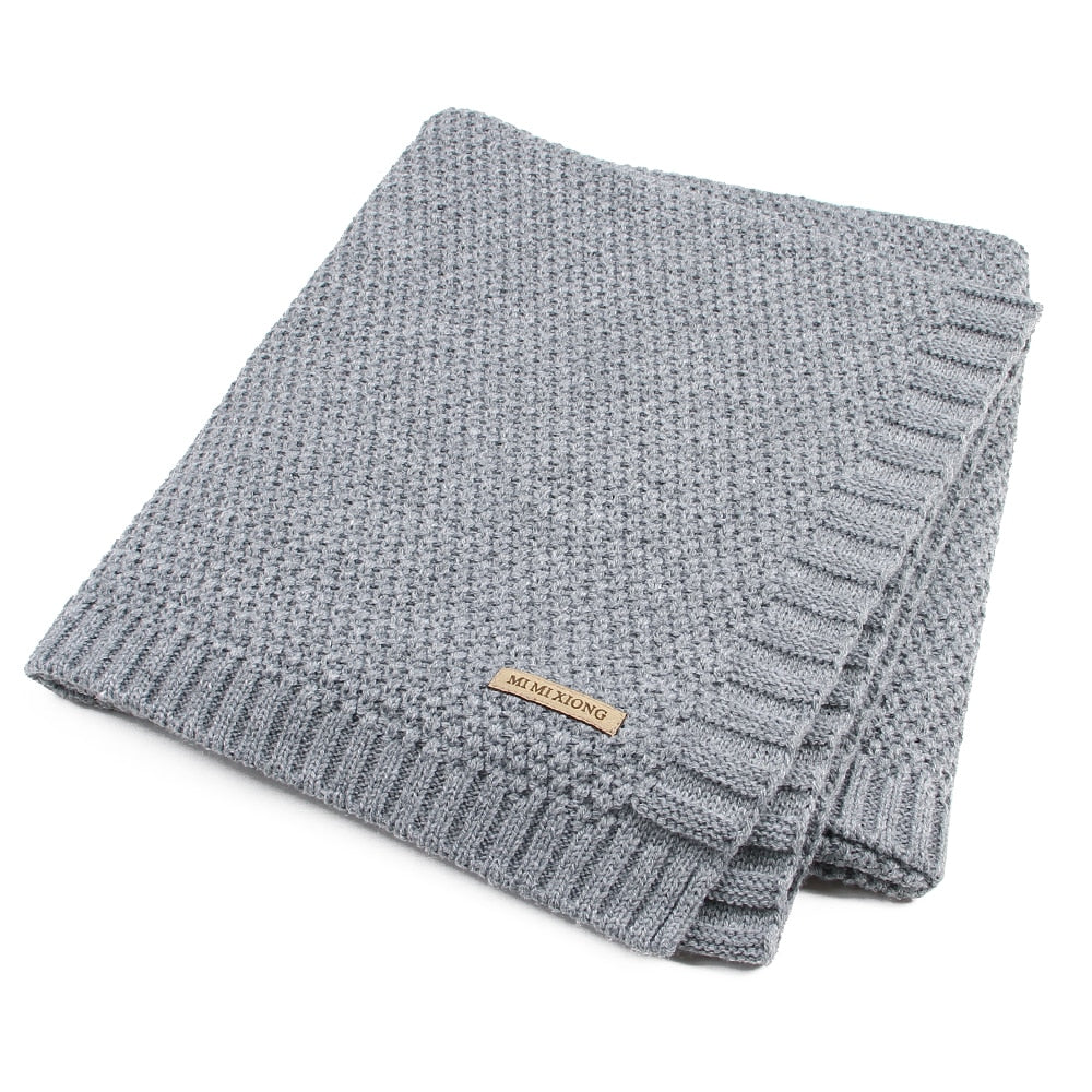 Couverture bébé tricotée