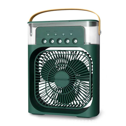 Ventilateur Brumisateur 3-en-1 — Fraîcheur Instantanée & Portable