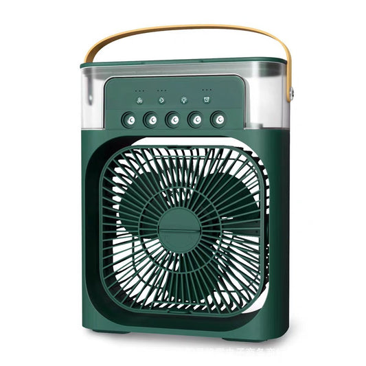 Ventilateur Brumisateur 3-en-1 — Fraîcheur Instantanée & Portable