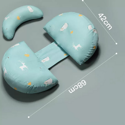 Oreiller de Grossesse en U – Soutien Lombaire, Coussin de Maternité pour Dormir sur le Côté