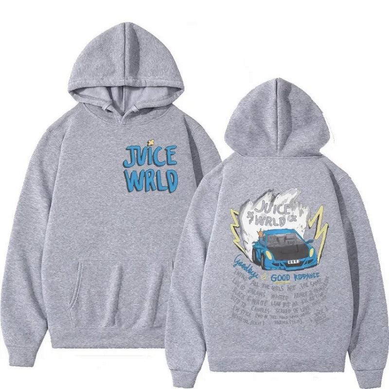 Sweat à Capuche Anime Unisexe – Imprimé Rétro Style Hip-Hop Homme & Femme