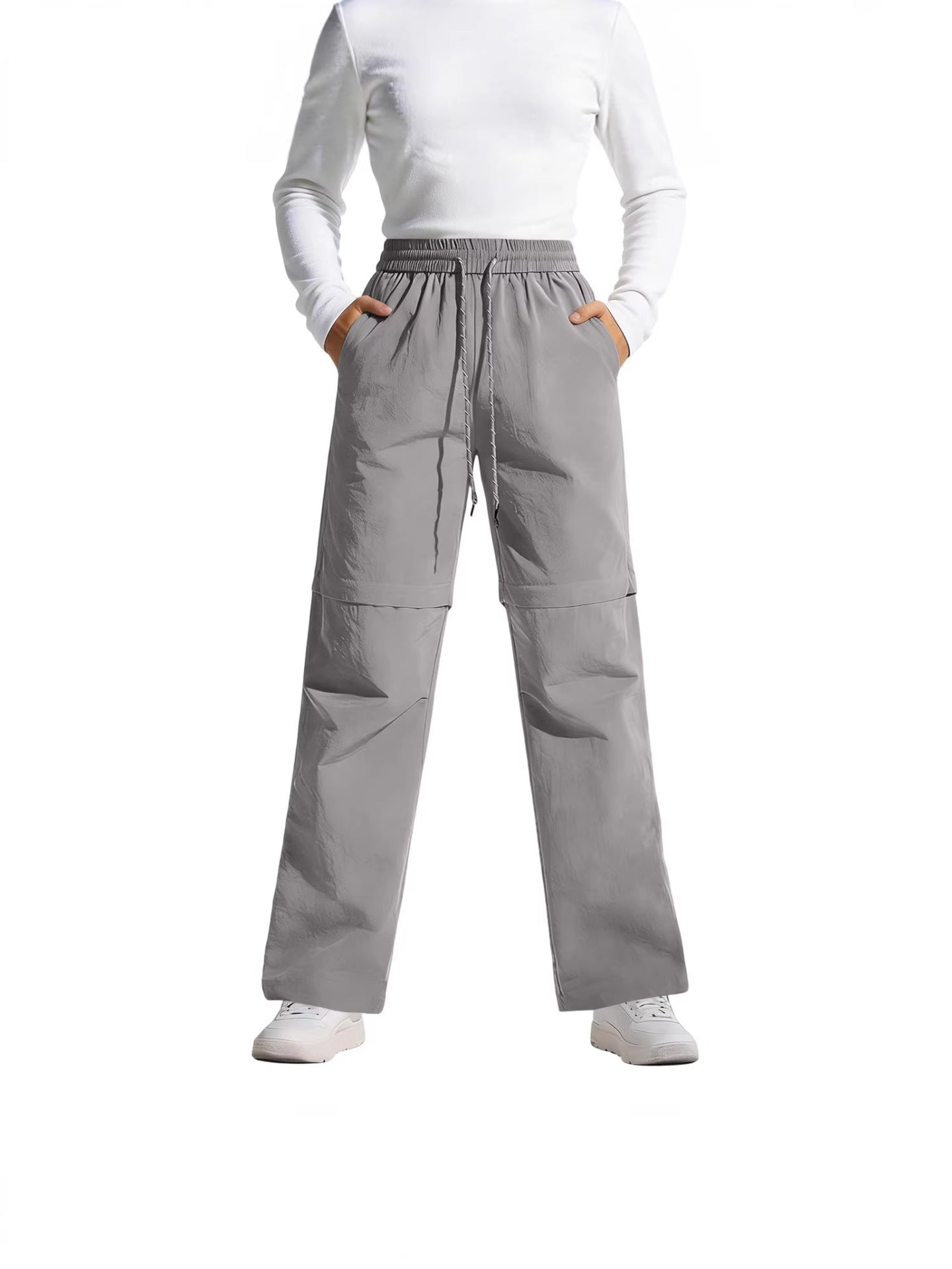 Pantalon de Randonnée Convertible Femme – Imperméable, Séchage Rapide, Jambes Zippées pour Camping & Voyage