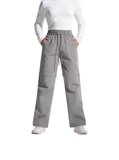 Pantalon de Randonnée Convertible Femme – Imperméable, Séchage Rapide, Jambes Zippées pour Camping & Voyage