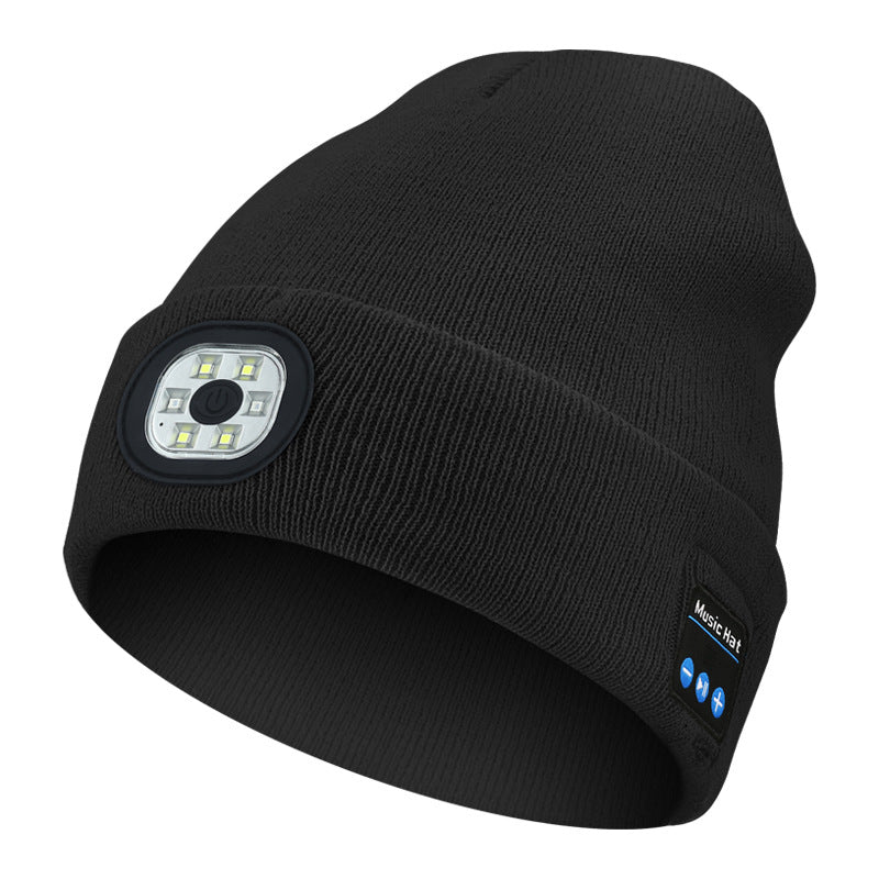 Bonnet Chauffant LED Bluetooth 5.4 – Rechargeable USB, 3 Niveaux de Luminosité