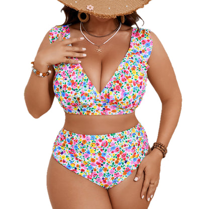 Maillot de bain une pièce à imprimé floral