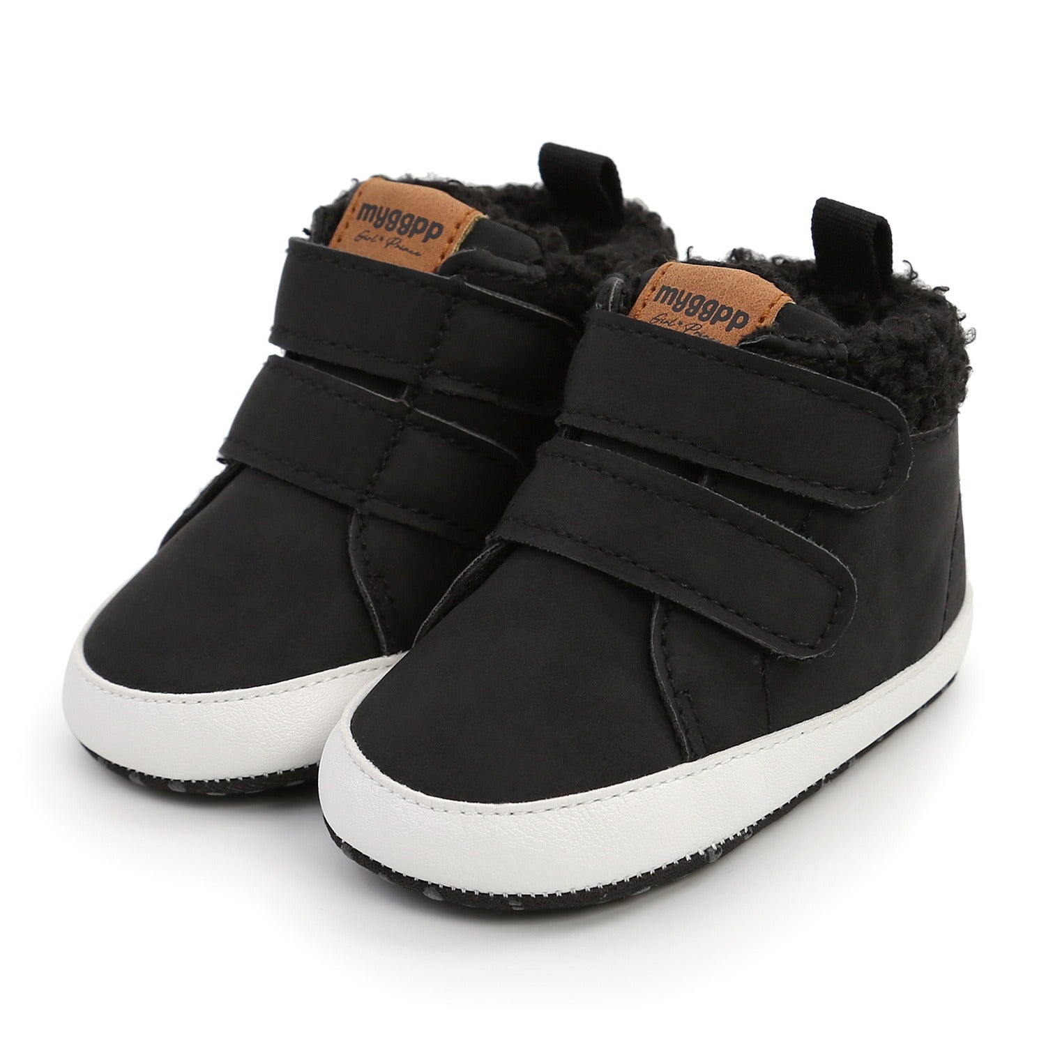 Chaussures montantes pour bébé, automne-hiver,