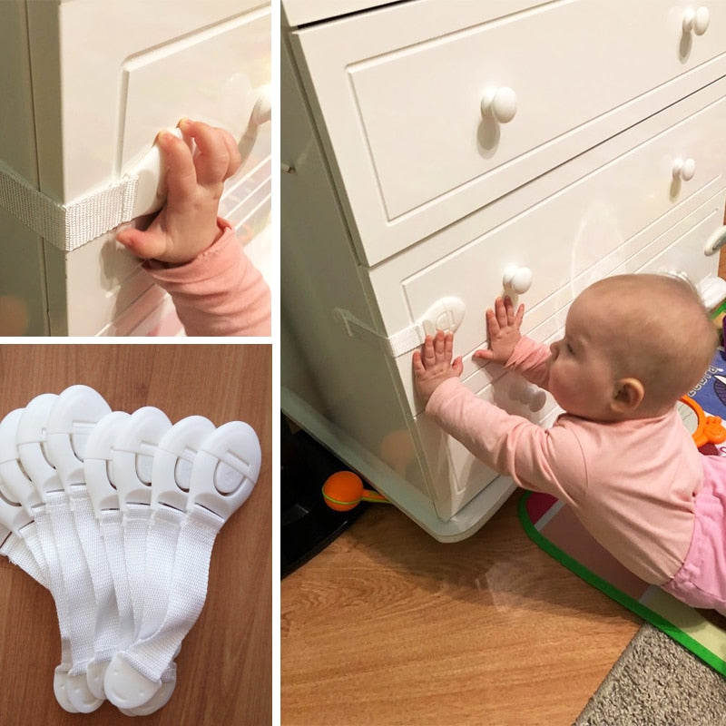 Lot de 10 verrous sécurité enfant