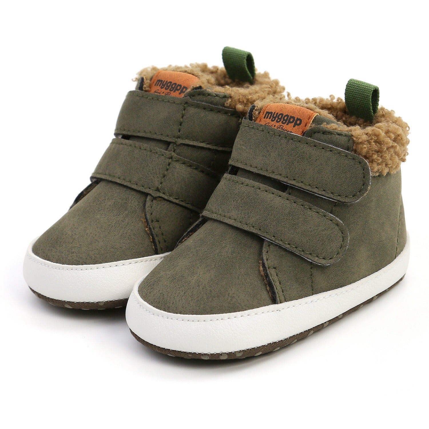 Chaussures montantes pour bébé, automne-hiver,