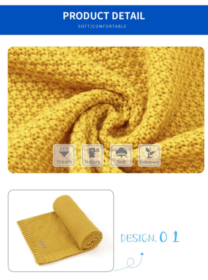 Couverture bébé tricotée
