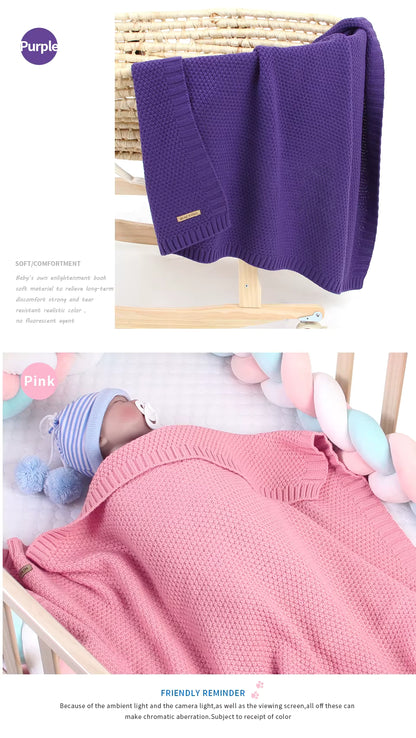 Couverture bébé tricotée